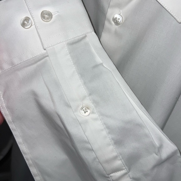 Calvin Klein Men’s Dress Shirt Bundle 3 Pack 16.5 34/35 L Stretch White Black - Picture 9 of 15